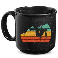 Climb Like A Girl Rock Climbing And Bouldering Retro Gift 15oz Campfire Ceramic Mug