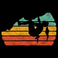 Climb Like A Girl Rock Climbing And Bouldering Retro Gift Flatbill Hat
