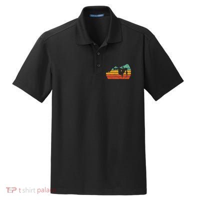 Climb Like A Girl Rock Climbing And Bouldering Retro Gift Dry Zone Grid Polo