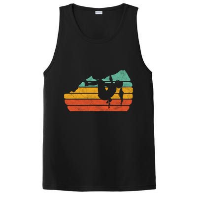 Climb Like A Girl Rock Climbing And Bouldering Retro Gift PosiCharge Competitor Tank