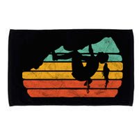 Climb Like A Girl Rock Climbing And Bouldering Retro Gift Microfiber Hand Towel