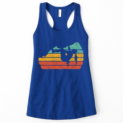 Climb Like A Girl Rock Climbing And Bouldering Retro Gift Womens Tank Top