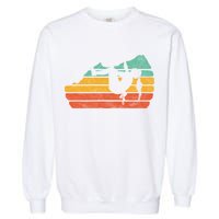 Climb Like A Girl Rock Climbing And Bouldering Retro Gift Garment-Dyed Sweatshirt