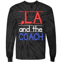 Comma La And The Coach Harris Walz 2024 Educators Tie-Dye Long Sleeve Shirt