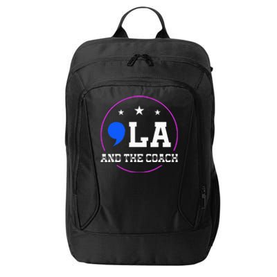 Comma La And The Coach Kamala Harris & Tim Walz City Backpack