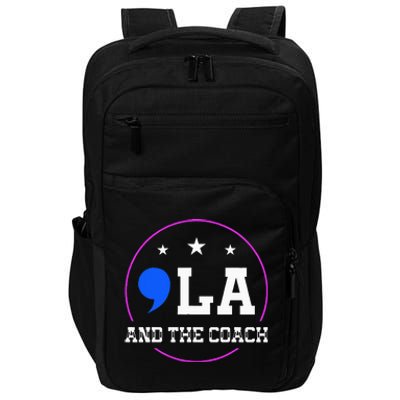 Comma La And The Coach Kamala Harris & Tim Walz Impact Tech Backpack