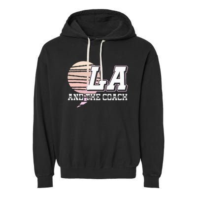 Comma La And The Coach Kamala Harris & Tim Walz Garment-Dyed Fleece Hoodie