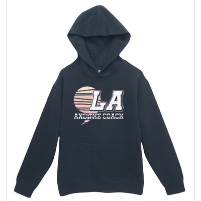 Comma La And The Coach Kamala Harris & Tim Walz Urban Pullover Hoodie