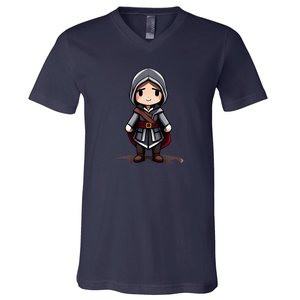 Cute Little Assassins V-Neck T-Shirt