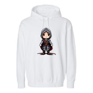 Cute Little Assassins Garment-Dyed Fleece Hoodie