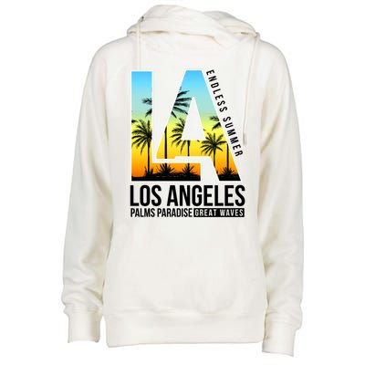 Cool Los Angeles California Dreaming Los Angeles California Gift Womens Funnel Neck Pullover Hood