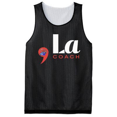 Comma La And The Coach Mesh Reversible Basketball Jersey Tank