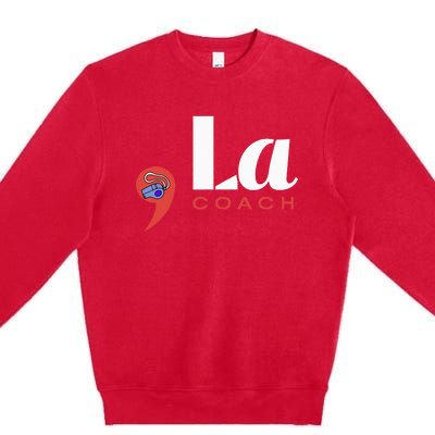 Comma La And The Coach Premium Crewneck Sweatshirt