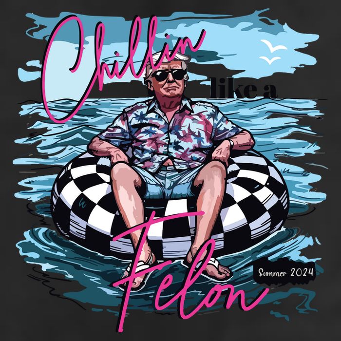 Chillin Like A Felon Funny Trump Trump Summer 2024 Cool Comfort Performance Bucket Hat