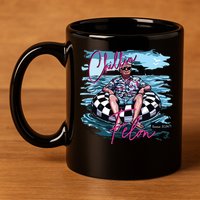 Chillin Like A Felon Funny Trump Trump Summer 2024 11oz C Handle Ceramic Mug