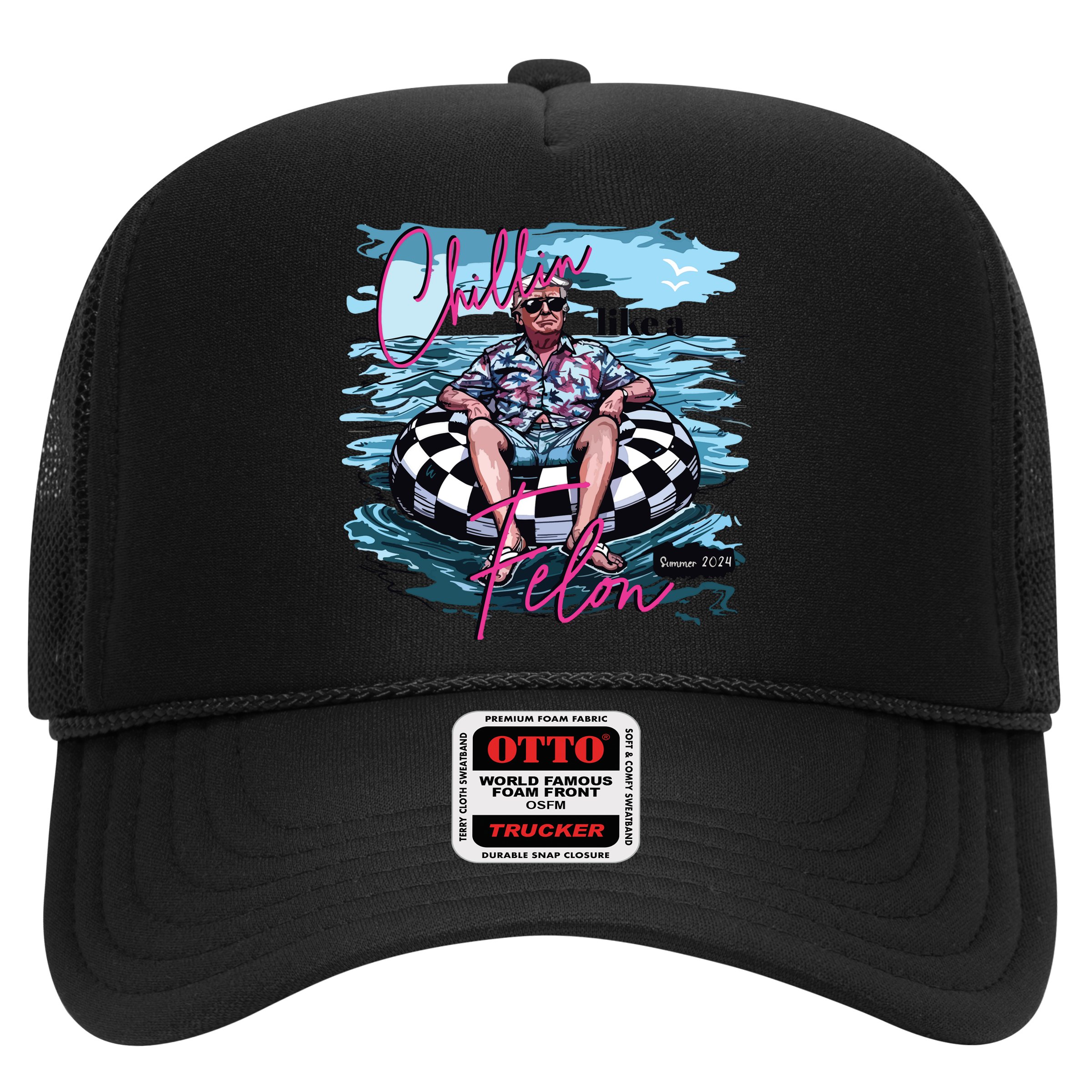 Chillin Like A Felon Funny Trump Trump Summer 2024 Hat