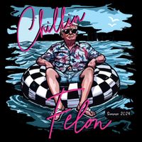 Chillin Like A Felon Funny Trump Trump Summer 2024 Tank Top