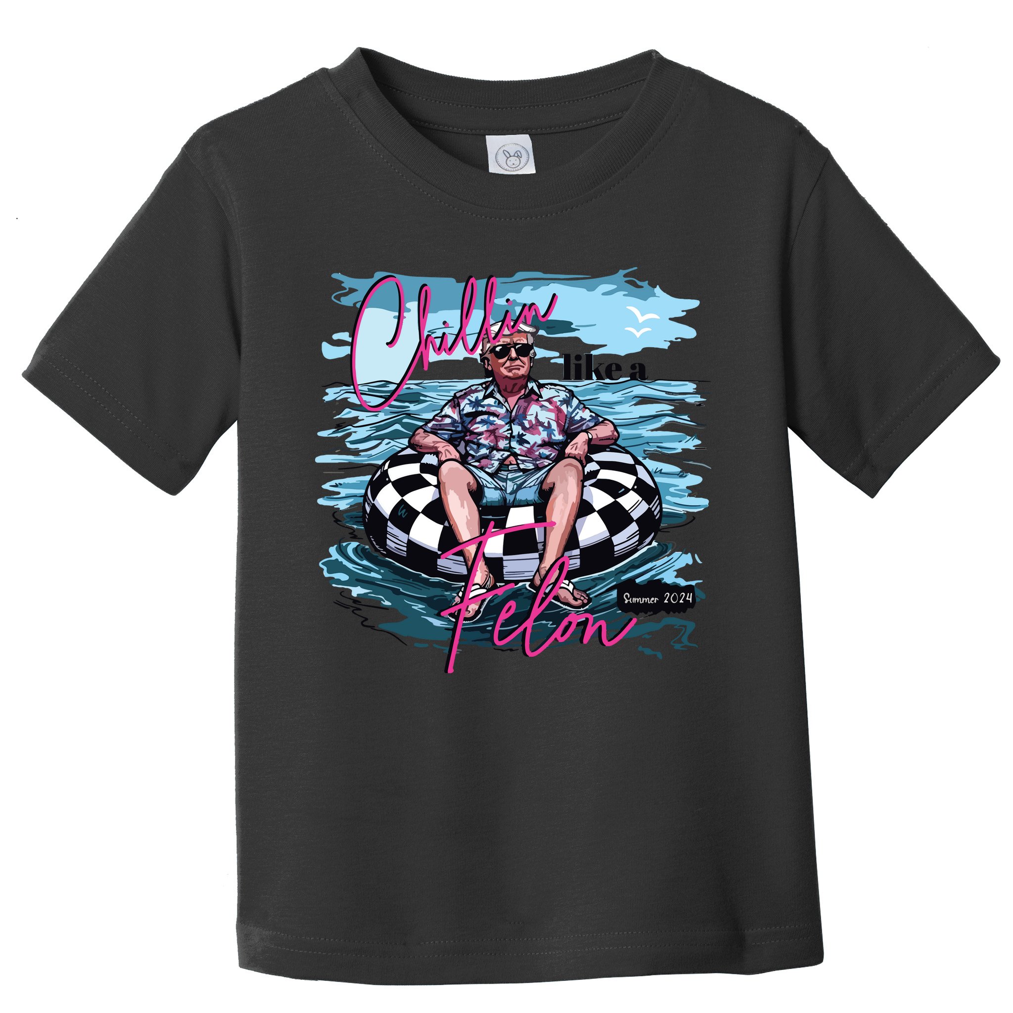 Chillin Like A Felon Funny Trump Trump Summer 2024 Toddler T-Shirt