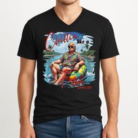 Chillin Like A Felon Summer 2024 V-Neck T-Shirt