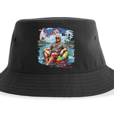 Chillin Like A Felon Summer 2024 Sustainable Bucket Hat