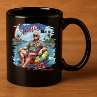 Chillin Like A Felon Summer 2024 11oz C Handle Ceramic Mug