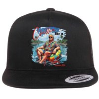 Chillin Like A Felon Summer 2024 Flat Bill Trucker Hat