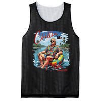 Chillin Like A Felon Summer 2024 Mesh Reversible Basketball Jersey Tank