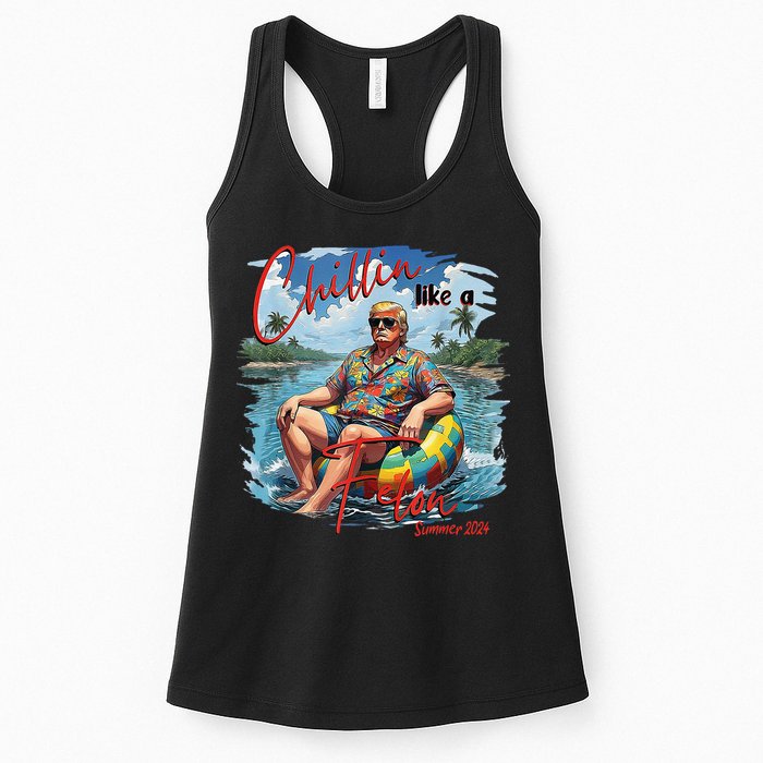 Chillin Like A Felon Summer 2024 Womens Tank Top