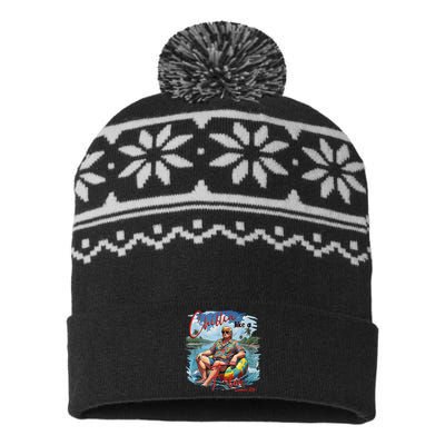 Chillin Like A Felon Summer 2024 USA-Made Snowflake Beanie