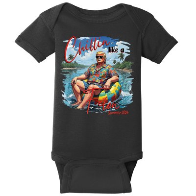 Chillin Like A Felon Summer 2024 Baby Bodysuit