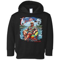 Chillin Like A Felon Summer 2024 Toddler Hoodie