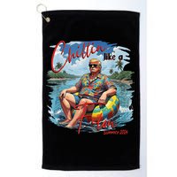 Chillin Like A Felon Summer 2024 Golf Towel