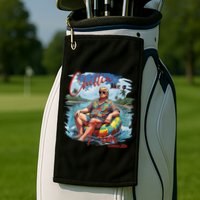 Chillin Like A Felon Summer 2024 Golf Towel