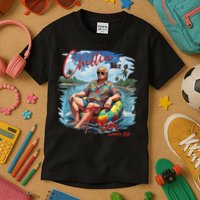 Chillin Like A Felon Summer 2024 Kids T-Shirt