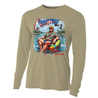 Chillin Like A Felon Summer 2024 Cooling Performance Long Sleeve Crew