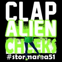 Clap Alien Cheeks Storm Area 51 Women's V-Neck T-Shirt