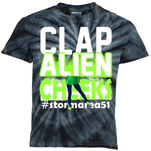 Clap Alien Cheeks Storm Area 51 Kids Tie-Dye T-Shirt