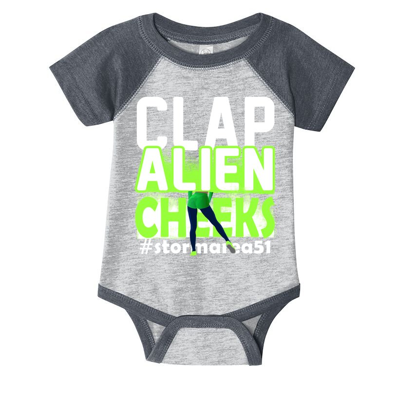 Clap Alien Cheeks Storm Area 51 Infant Baby Jersey Bodysuit