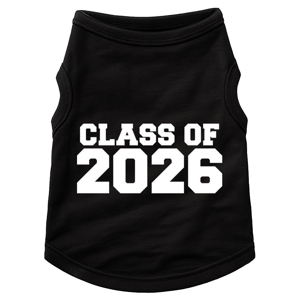 Class Of 2026 Graduation Doggie Tank