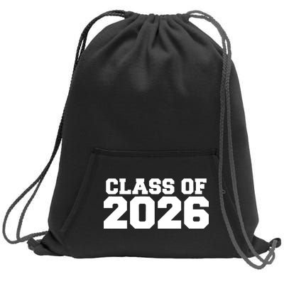 Class Of 2026 Graduation Sweatshirt Cinch Pack Bag