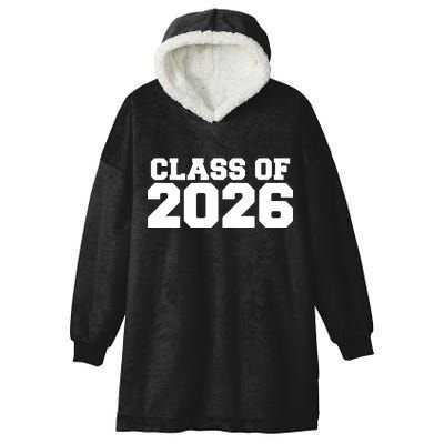 Class Of 2026 Graduation Hooded Wearable Blanket