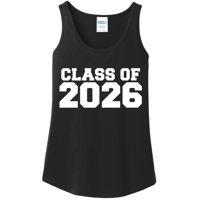 Class Of 2026 Graduation Ladies Essential Tank