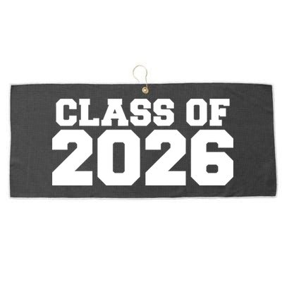 Class Of 2026 Graduation Large Microfiber Waffle Golf Towel