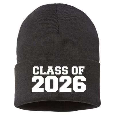 Class Of 2026 Graduation Sustainable Knit Beanie