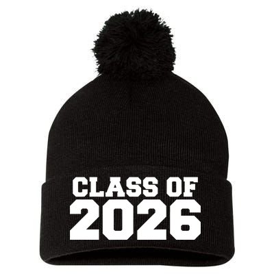 Class Of 2026 Graduation Pom Pom 12in Knit Beanie