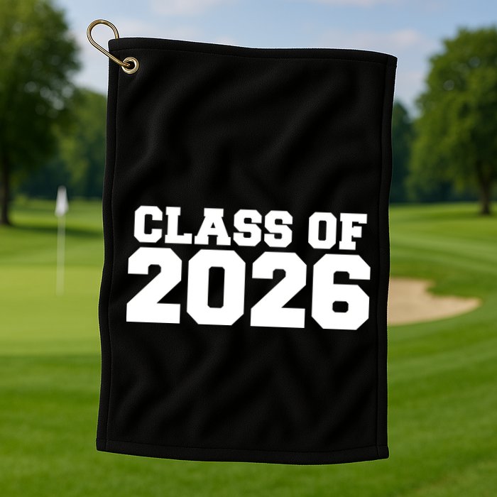 Class Of 2026 Graduation Golf Towel