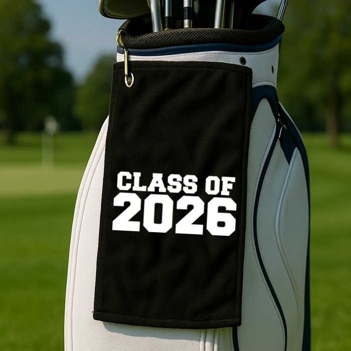 Class Of 2026 Graduation Golf Towel