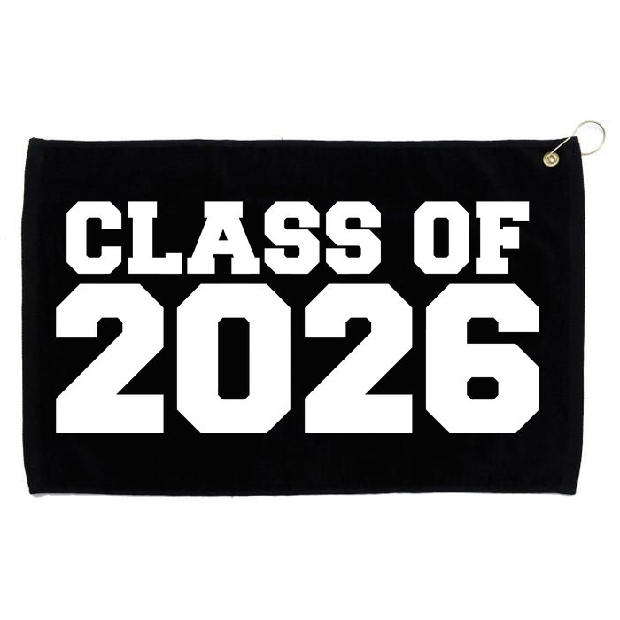 Class Of 2026 Graduation Grommeted Golf Towel