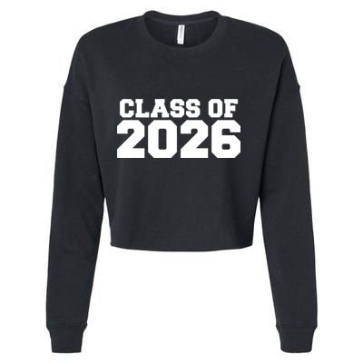 Class Of 2026 Graduation Cropped Pullover Crew