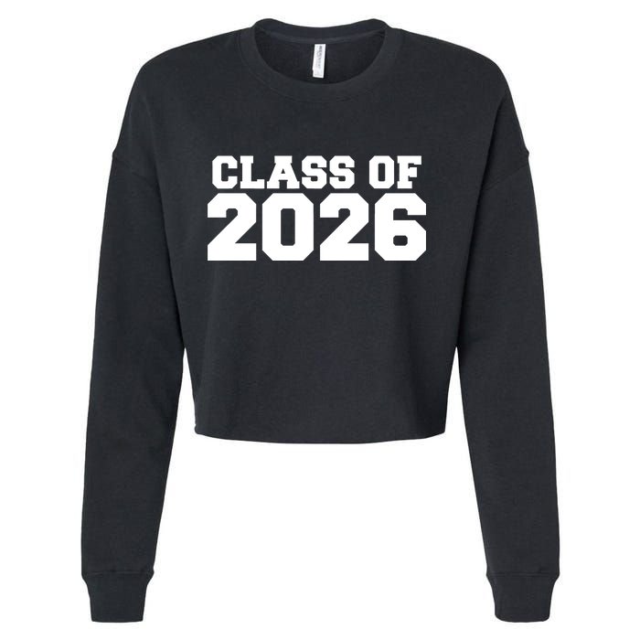 Class Of 2026 Graduation Cropped Pullover Crew